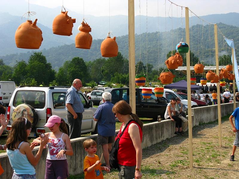 pignatte_mimetizzate nella festa.jpg - Sembrano note su un immaginario pentagramma